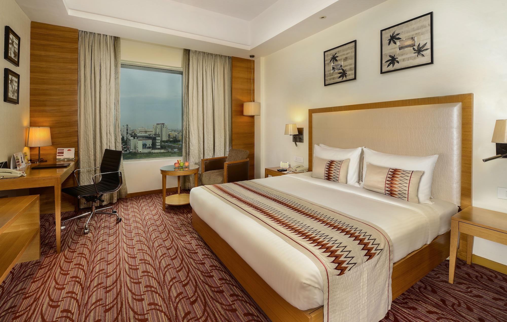 加尔各答普赖德广场酒店 外观 照片 A room at the hotel