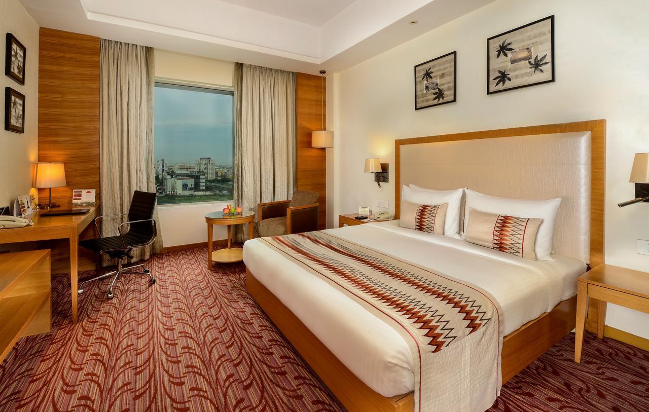 加尔各答普赖德广场酒店 外观 照片 A room at the hotel